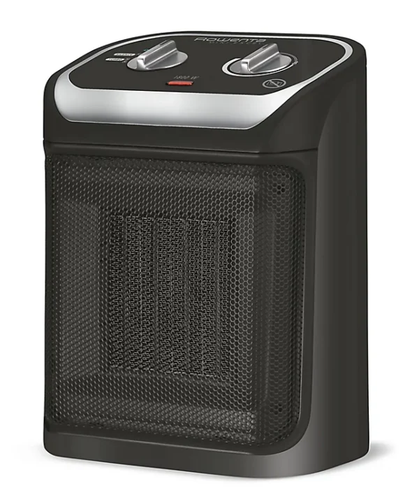 Castorama Chauffage D’appoint Mobile Soufflant Rowenta Mini Excel Noir 1000/1800W mode 1