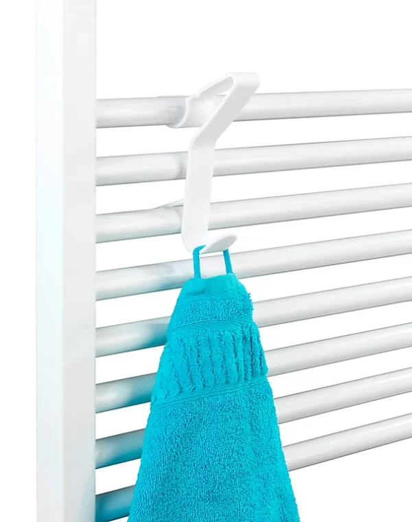 Castorama Crochet Universel Pour Radiateur Sèche-serviettes Wenko Flexi Blanc magasin pour 1