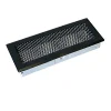 marque pas cher Castorama Grille Acier Noir Pré-cadrée 60 X 15 Cm 7