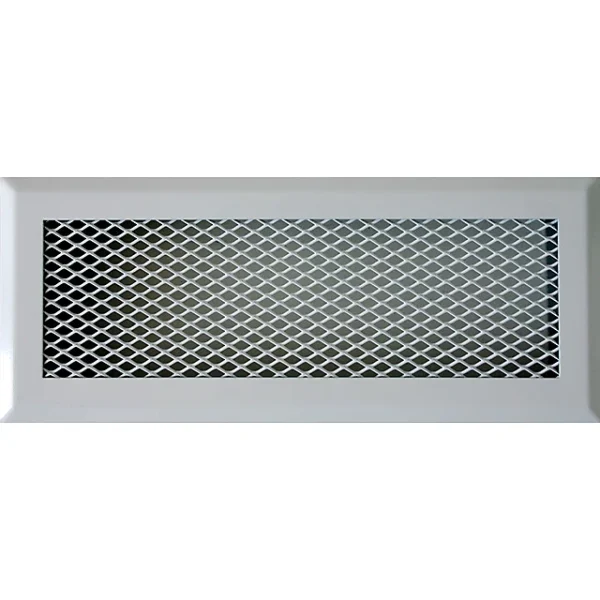 de garantie authentique Castorama Grille En Acier Blanc + Précadre 220 X 80 Mm 1