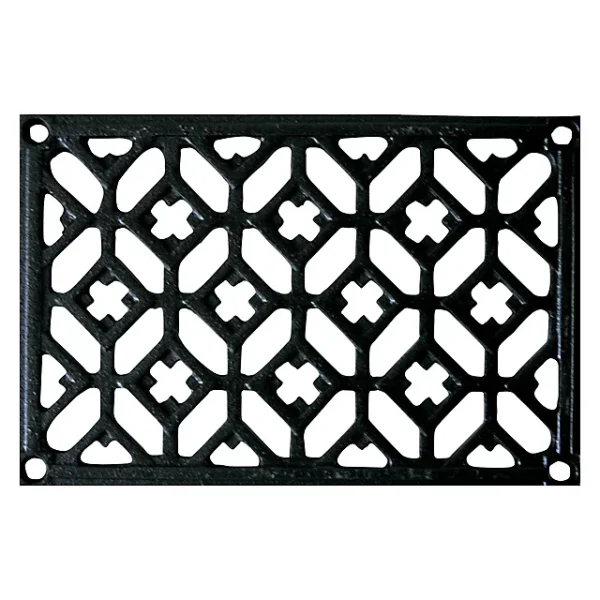 Castorama Grille Fonte Rectangulaire Noire 100 X 160 Mm boutique en ligne 1