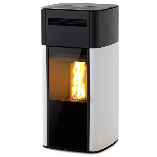 Castorama Poele à Granulés Bestove Satie Blanc 9kW offre spéciale 1