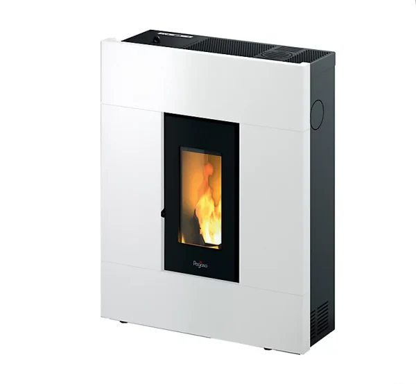 Castorama Poêle à Pellet Pegaso Tabla Blanc 7 KW soldes magasin 1