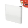 dernières Castorama Radiateur Connecté électrique à Inertie Sèche GoodHome Florya Blanc 1500W Horizontal 5