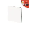 meilleure qualité Castorama Radiateur Connecté électrique Double Cœur De Chauffe GoodHome Sondrio Blanc 1000W Horizontal 7