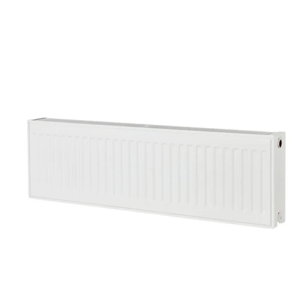 pas cher marque Castorama Radiateur Eau Chaude Acier GoodHome Blanc L. 100 Cm X H. 30 Cm 1