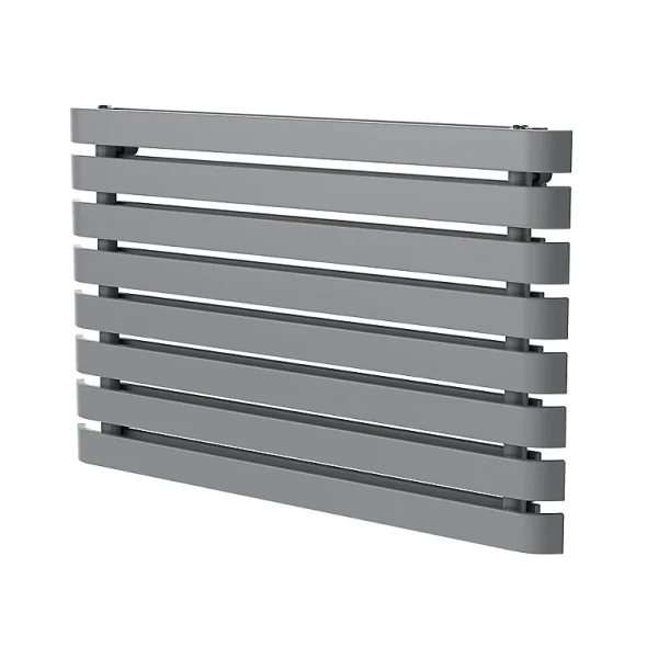 Castorama Radiateur Eau Chaude GoodHome Wilsona Horizontal Gris 900 W à prix très bas 1