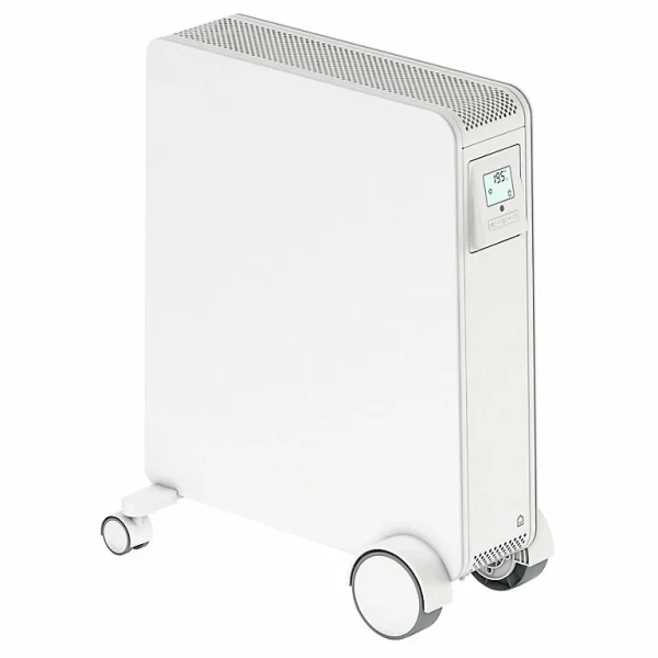 achetez pas cher Castorama Radiateur Mobile à Inertie Sèche GoodHome Hoerta Blanc 2500W 1