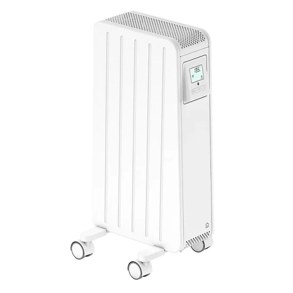 Castorama Radiateur Mobile à Inertie Sèche GoodHome Mullae Blanc 1500W Livraison gratuite 1