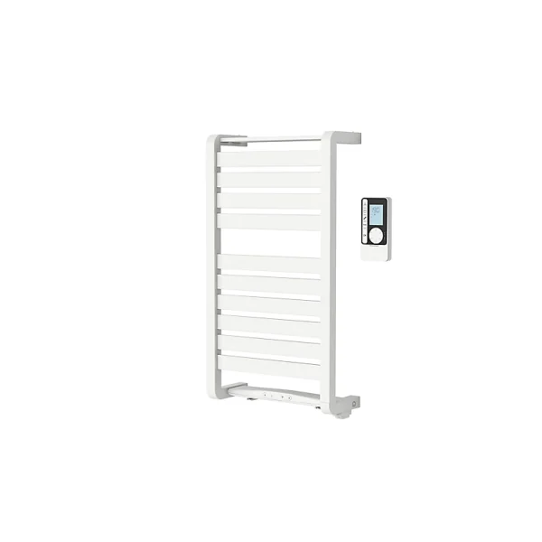 Castorama Sèche-serviettes électrique à Inertie Fluide GoodHome Loreto Blanc 350W l'unique style 1