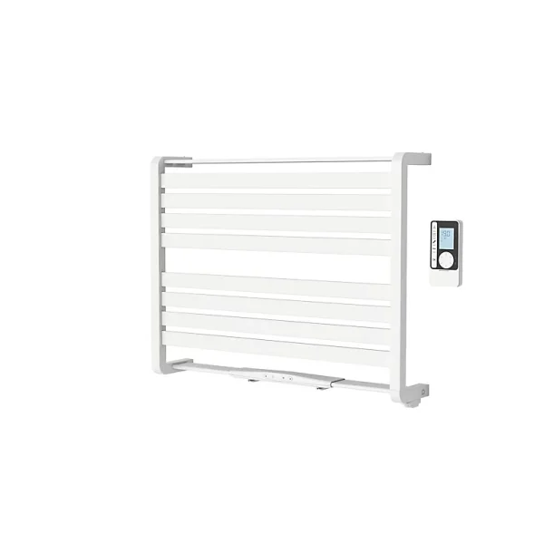 pas cher Castorama Sèche-serviettes électrique à Inertie Fluide GoodHome Loreto Blanc 500W 1