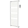 en promotion Castorama Sèche-serviettes électrique à Inertie Fluide GoodHome Loreto Blanc 750W 5