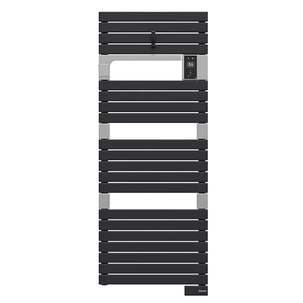 prix de gros Castorama Sèche-serviettes électrique à Inertie Fluide Sauter Asama Connectable Anthracite 750W 1