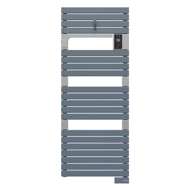 magasin en ligne france Castorama Sèche-serviettes électrique à Inertie Fluide Sauter Asama Connectable Bleu Gris 750W 1